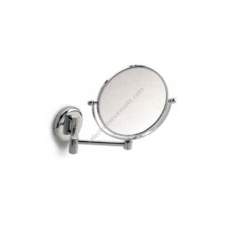 Double face magnifying mirror / With double swinging arm (depth max 33 cm / 13")