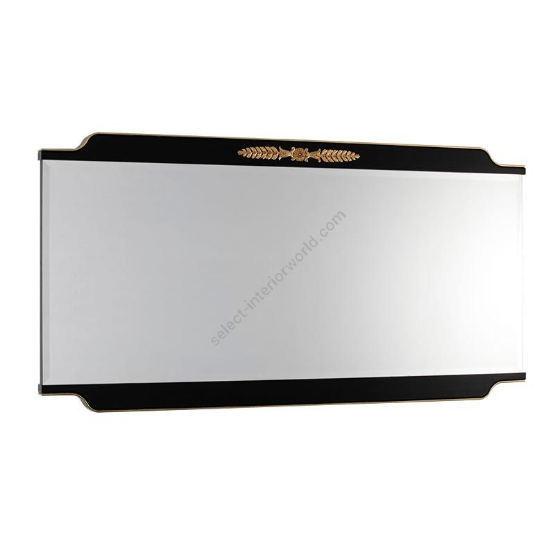Wall mirror / Nantes wood / French Gold metal