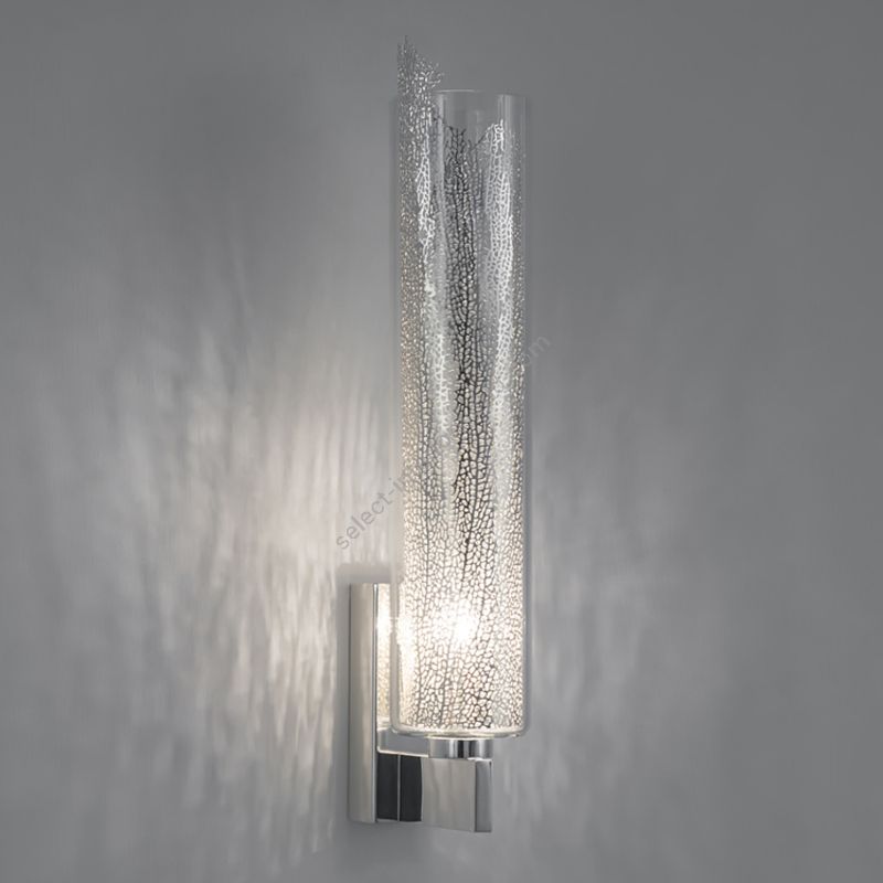 Wall lamp / Silver finish