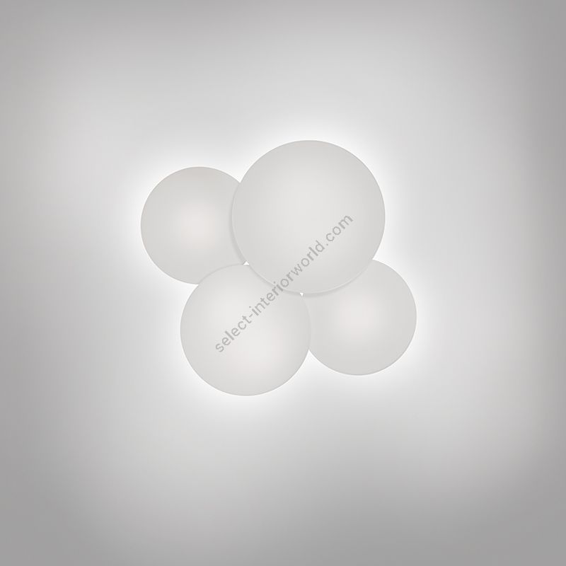 Flush mount lamp / 4 lights (cm.: 11 x 53.2 x 60.7)
