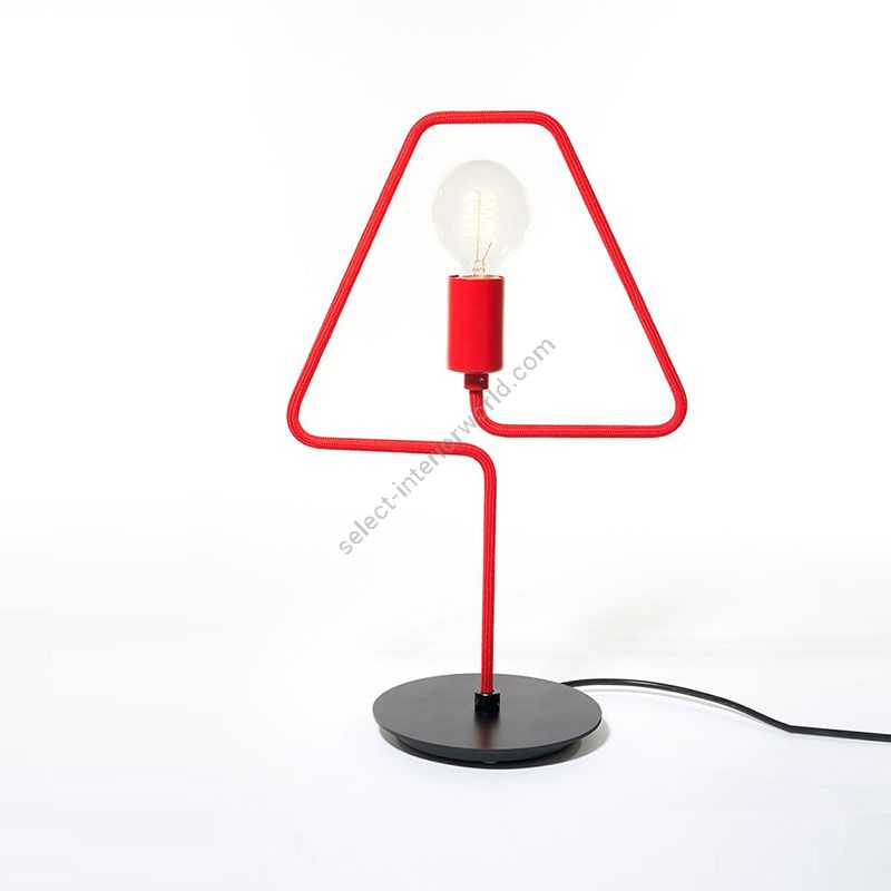 Table Lamp / A-Shade collection / Red fabric finish