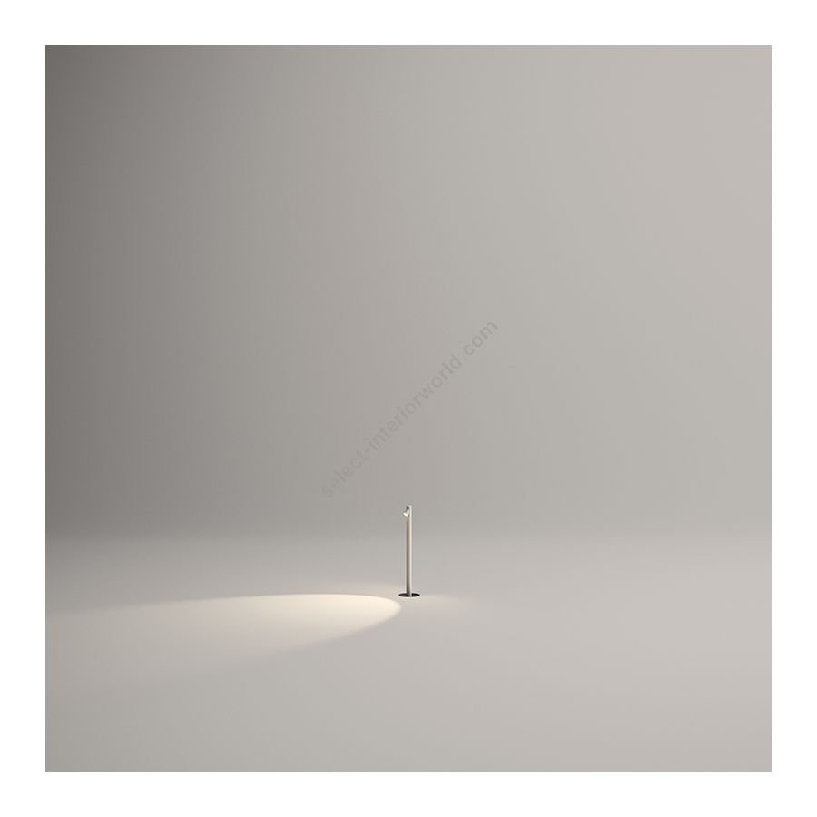 Outdoor floor led lamp / Off-white finish / 1 light (cm.: 85 x 15 x 15)