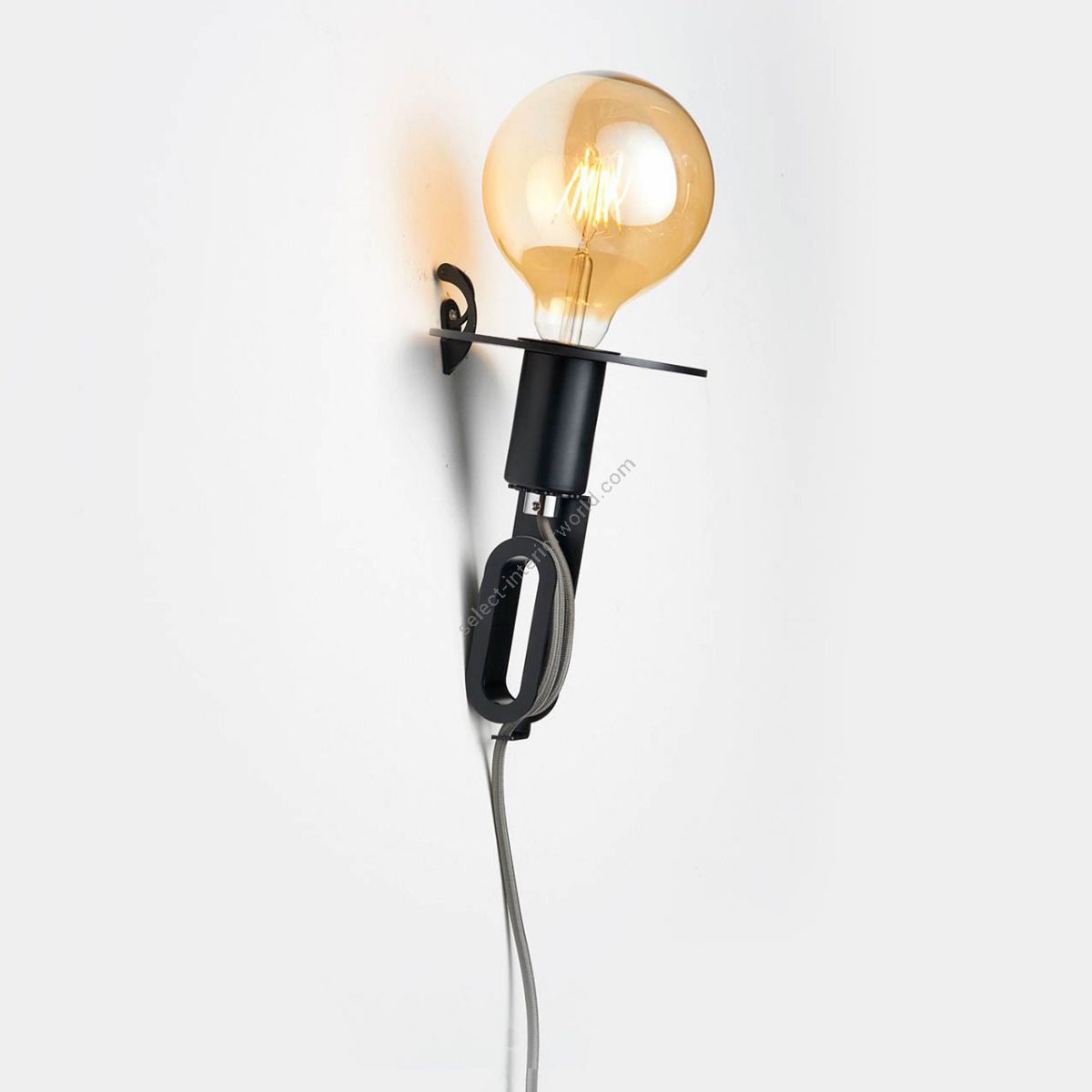Zava Driyos Naked / Dekorative Wandlampe im minimalistische Stil, Kabellänge verstellbar