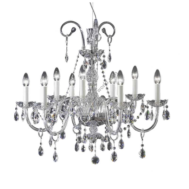 Crystal Chandelier with Swarovski crystals 117 by Italamp