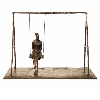 Tom Corbin / Skulptur / Girl on Swing S2335