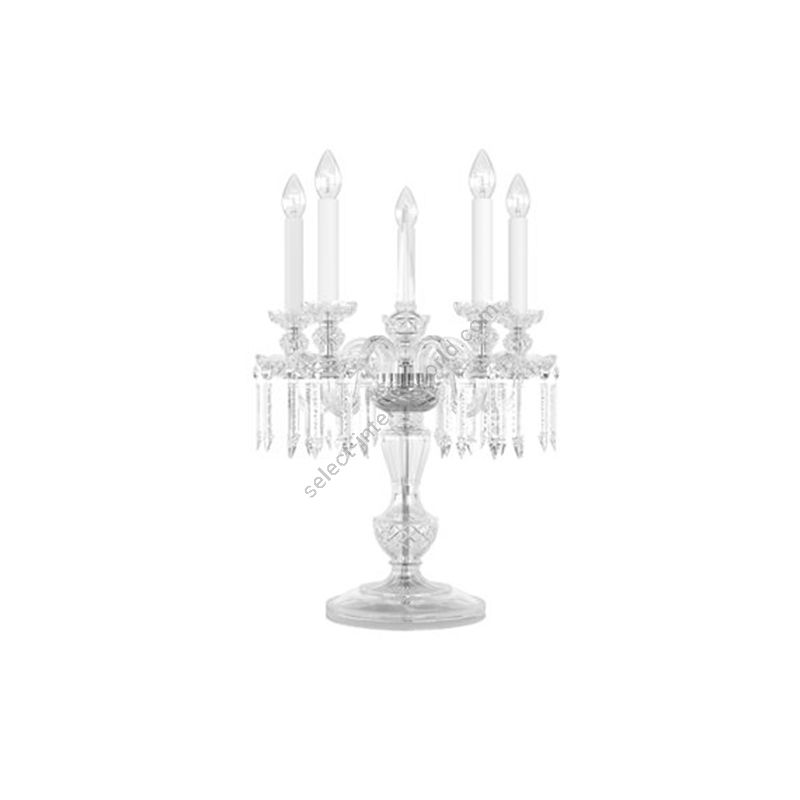 Preciosa / Exquisite Table Lamp Five Candles / Historic Design Rudolf L